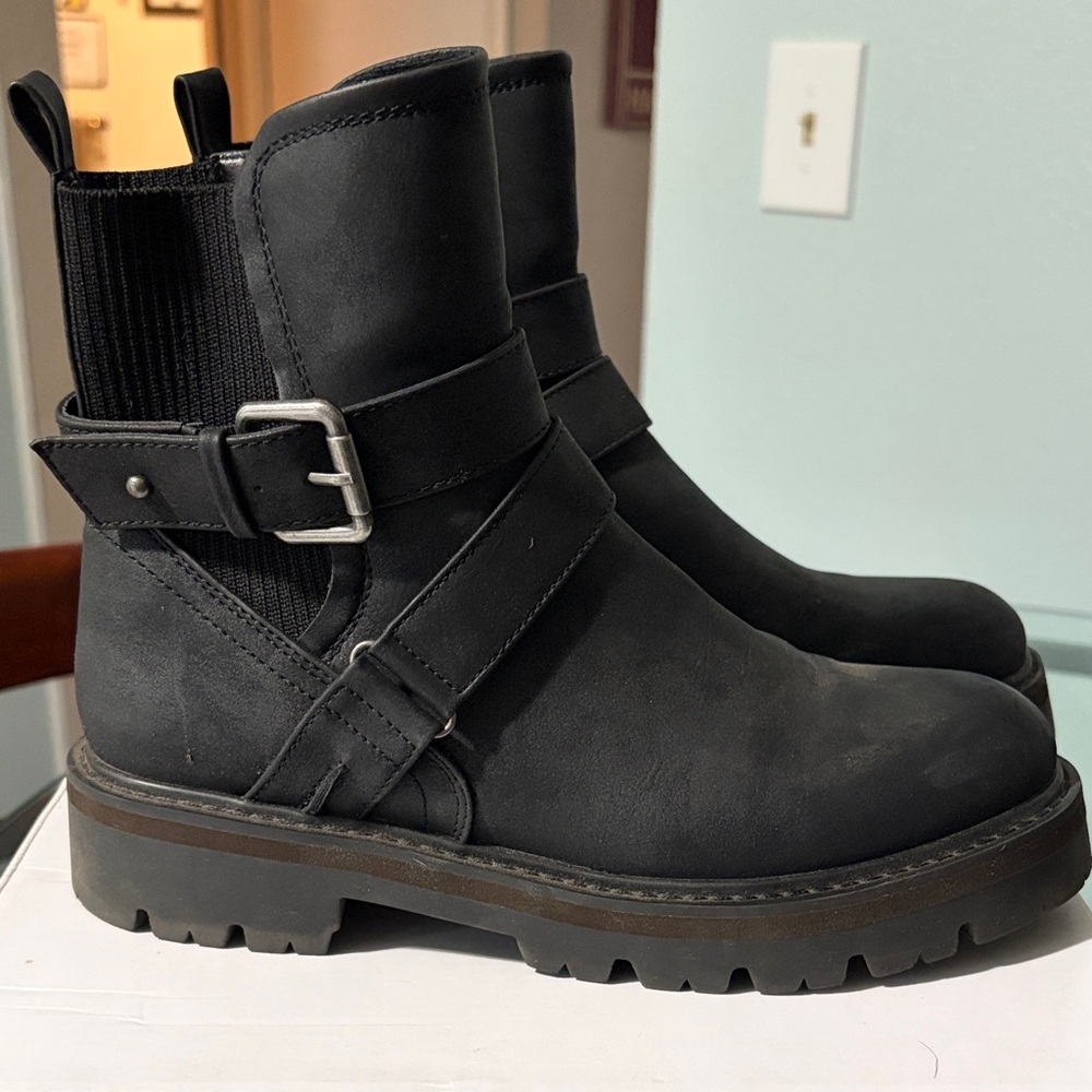 Black Combat & Moto Boots